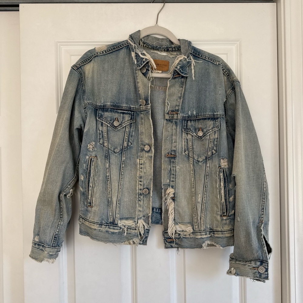 Denim & Supply Ralph Lauren Frayed Denim Jacket